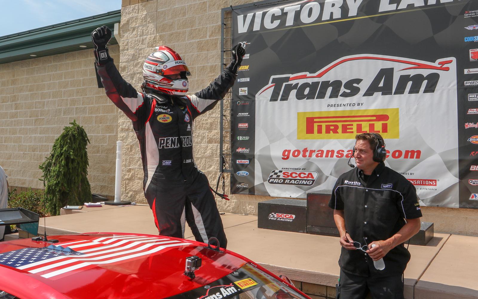 Dominant Loshak Secures His First Trans Am Win in Pittsburgh